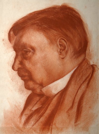 Porträt des Komponisten Alexander Glasunow von Alexander Yevgenyevich Yakovlev