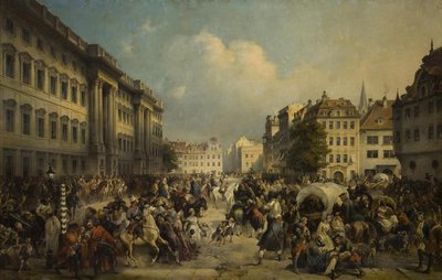 Die Besetzung Berlins durch russische Truppen im Oktober 1760, 1849 von Alexander von Kotzebue