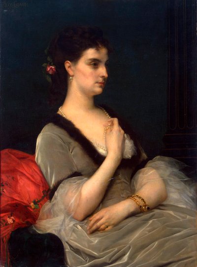 Porträt von Prinzessin Elizabeth Vorontsova-Dashkova, 1873 von Alexandre Cabanel