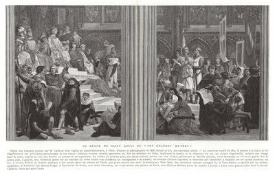 Die Herrschaft von Saint Louis oder Seine großen Werke von Alexandre Cabanel