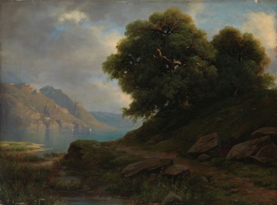 Alpine Landschaft von Alexandre Calame
