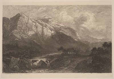 Bergbach von Alexandre Calame