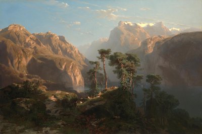 Vierwaldstättersee von Alexandre Calame