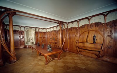 Alexandre Charpentier mit der Zusammenarbeit von Alexandre Bigot; Speisesaal um 1901; Paris, Musée d