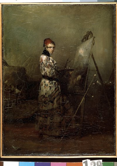 Selbstporträt von Alexandre Gabriel Decamps
