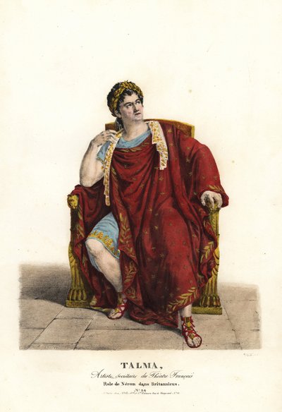 François Joseph Talma als Nero in Britannicus von Jean Racine von Alexandre Marie Colin
