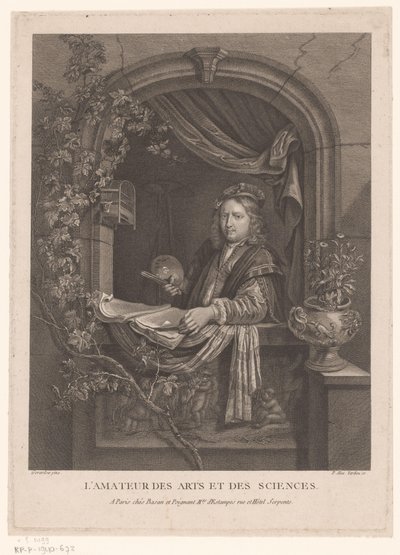 Selbstporträt von Gerard Dou von Alexandre Tardieu