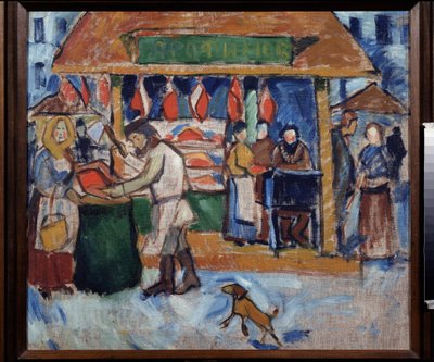 Eine Metzgerei von Alexei Alexeyevich Morgunov