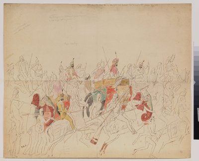 Der Maharadscha Sher Singh und sein Hof von Alexei Dmitrievich Saltykov