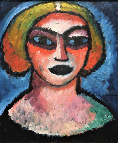 Frauenkopf, 1912 von Alexej von Jawlensky