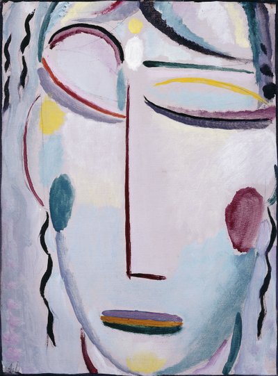 Heilandsgesicht: die Auferstehung oder Das Neue Leben II von Alexej von Jawlensky
