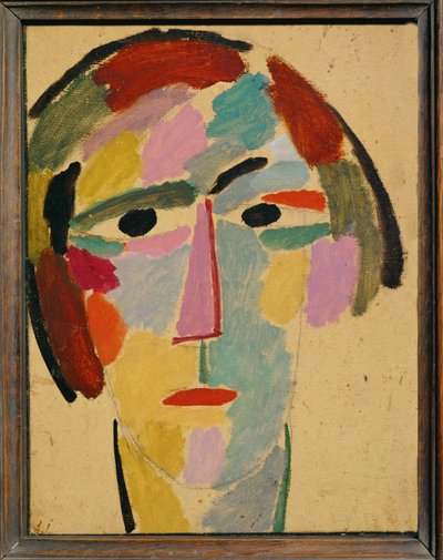 Mystischer Kopf: Anika von Alexej von Jawlensky