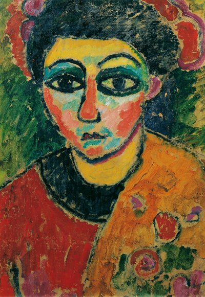 Porträt einer Dame, um 1908 von Alexej von Jawlensky