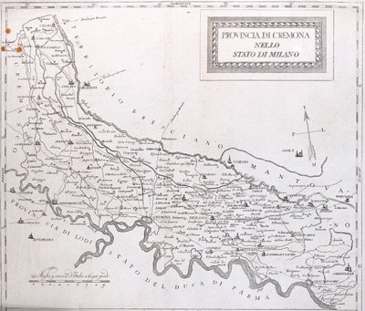 Cremona, Lodi, Mantua, Parma und Brescia, Italien - von A von Alexis Hubert Jaillot