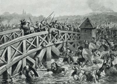 Die Schlacht von Stamford Bridge, 25. September von Alfred (after) Pearse