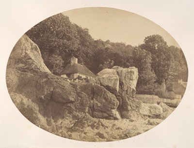 Babbicombe, vom Strand aus, 1857 von Alfred Batson