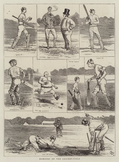 Humoresken vom Cricketfeld von Alfred Chantrey Corbould
