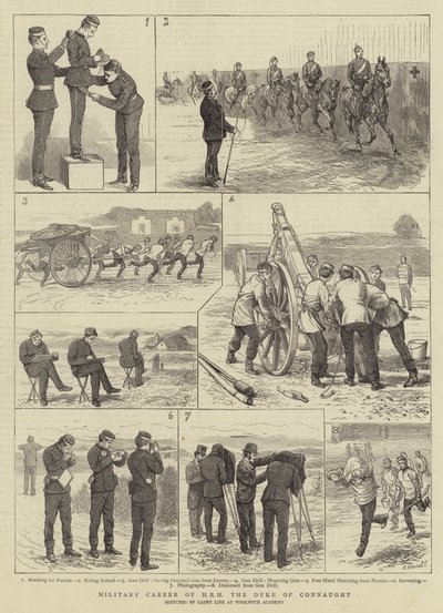Militärische Karriere von HRH dem Herzog von Connaught von Alfred Chantrey Corbould
