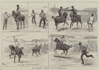 Militärsport in Aldershot von Alfred Chantrey Corbould