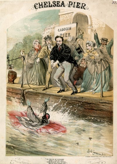 Chelsea Pier von Alfred Concanen