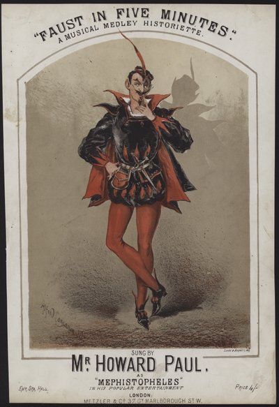 Faust in fünf Minuten, Howard Paul, Mephistopheles von Alfred Concanen