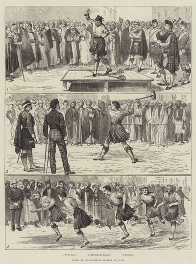 Spiele der Highland Brigade in Kairo von Alfred Courbould