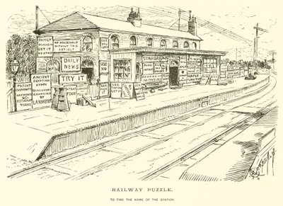 Eisenbahnrätsel von Alfred Courbould