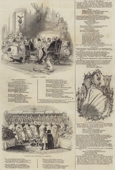 Weihnachtsszenen von Alfred Crowquill