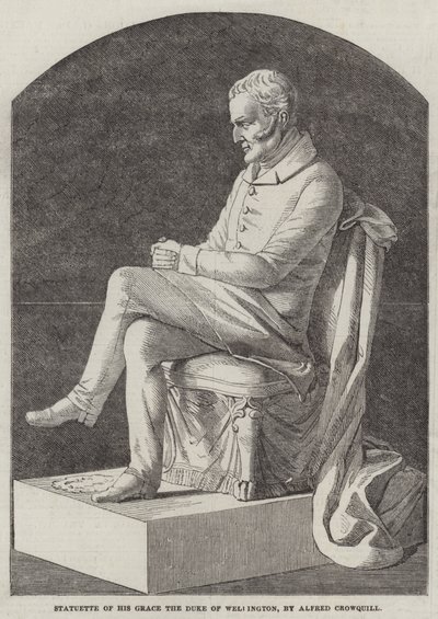 Statuette von Seiner Gnaden dem Herzog von Wellington von Alfred Crowquill