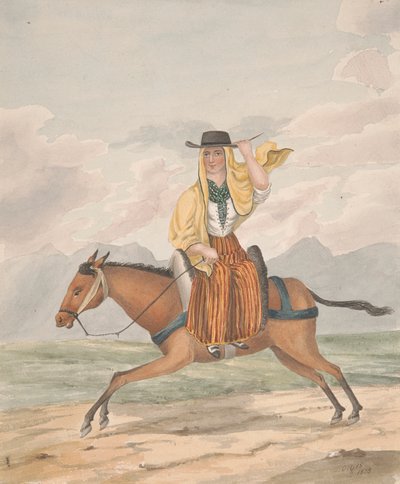 Teneriffa - Frau von Tacoronte von Alfred Diston