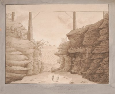 Blick in den Barracano de Martianez, Port Orotava, Teneriffa, nach Norden von Alfred Diston