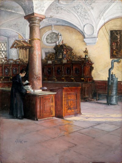 Die Sakristei der Universitätskirche in Wien von Alfred Edler von Pflügl