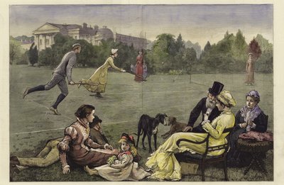Rasen-Tennis von Alfred Edward Emslie