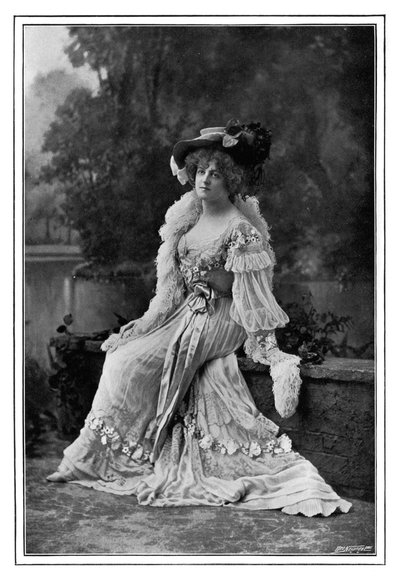 Marie Studholme, englische Theaterschauspielerin, 1901 von Alfred Ellis and Walery