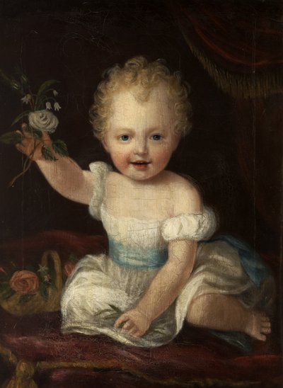 Der 3. Lord de Tabley, im Alter von zwei Jahren, ca. 1837 von Alfred Emile Stevens
