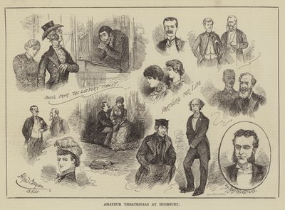 Amateurtheater in Highbury von Alfred Gish Bryan