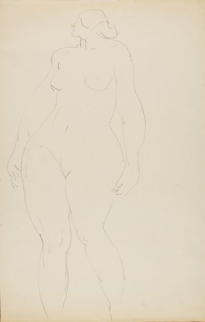 Stehender Akt von Alfred H. Maurer