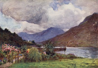 Ein Garten in Leenane, Connemara von Alfred Heaton Cooper
