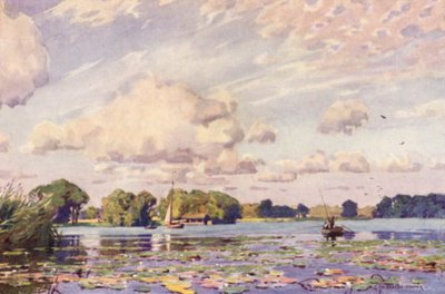 Barton Broad, Norfolk von Alfred Heaton Cooper