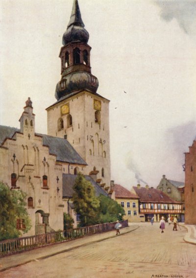 Dänemark: Aalborg Kathedrale, Nordjütland von Alfred Heaton Cooper