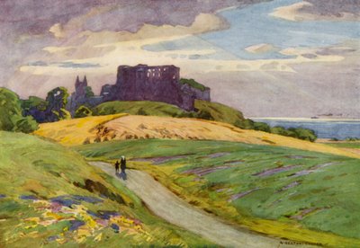 Dänemark: Bornholm, Burg Hammerhus von Alfred Heaton Cooper