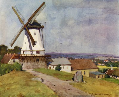 Dänemark: Dybbøl Mühle, Sønderborg, auf dem Schlachtfeld von 1864 von Alfred Heaton Cooper