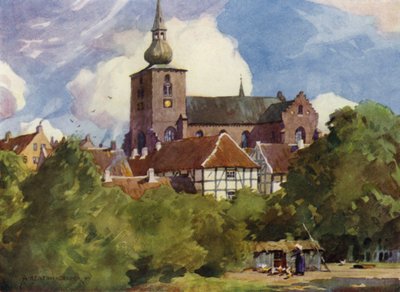Dänemark: Randers Kirche, Nordjütland von Alfred Heaton Cooper