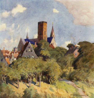 Dänemark: Ribe, eine mittelalterliche Stadt in Nordschleswig von Alfred Heaton Cooper