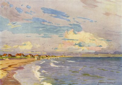 Dänemark: Skagen, Baden am Abend von Alfred Heaton Cooper