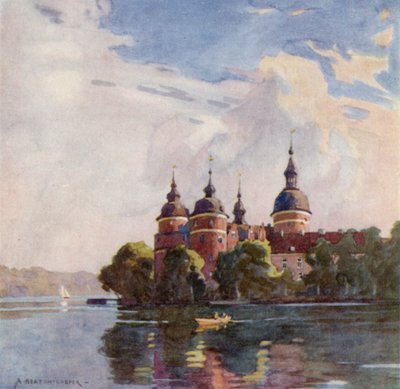Schloss Gripsholm, nahe Stockholm von Alfred Heaton Cooper