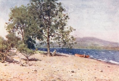 Lake District: Bassenthwaite Lake, ein windiger Morgen von Alfred Heaton Cooper