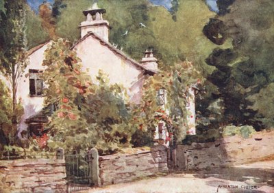 Lake District: Dove Cottage, Grasmere von Alfred Heaton Cooper