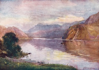 Lake District: Ennerdale Lake bei Sonnenuntergang von Alfred Heaton Cooper