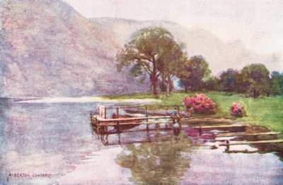 Lake District: Nebeliger Dämmerung, Kopf von Ullswater von Alfred Heaton Cooper